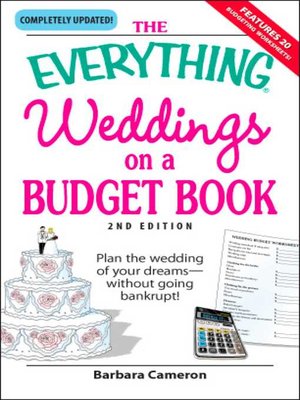 cover image of The Everything Weddings on a Budget Book